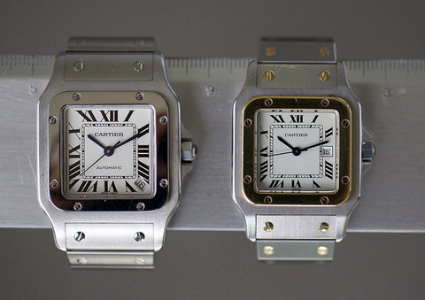 cartier santos galbee dimensions