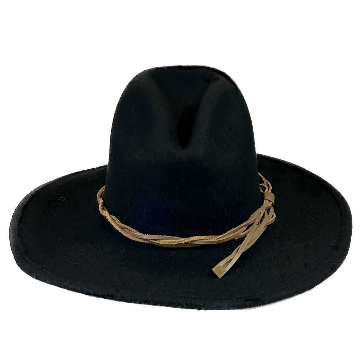 Rockmount Lonesome Gus Brown Premium 100% Wool Western Cowboy Hat