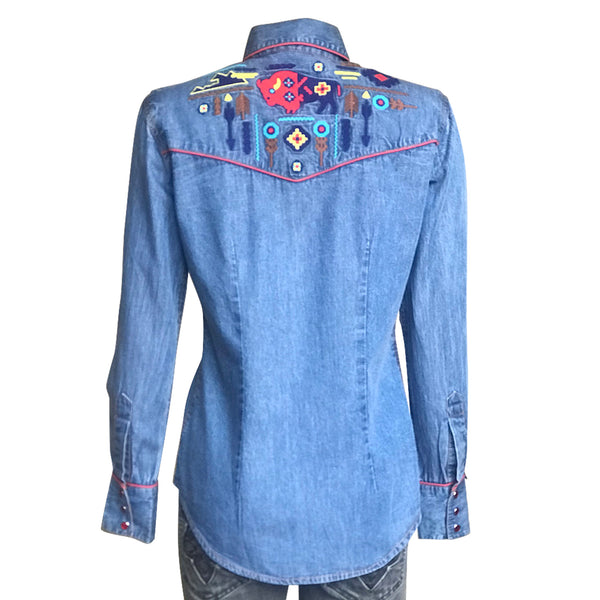 Rockmount Women’s American Bison Denim Shirt