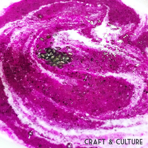 Craft & Culture dragonfruit milk kefir bowl