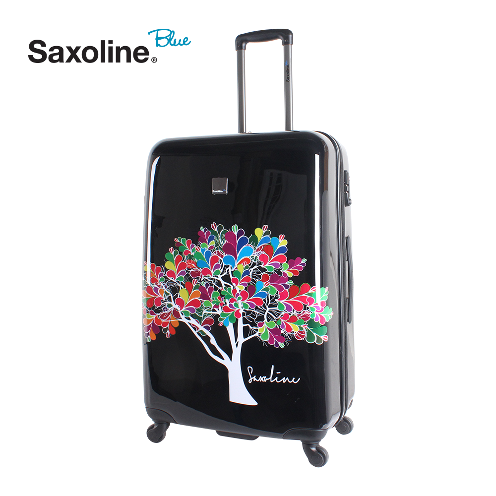 printed hard shell suitcase