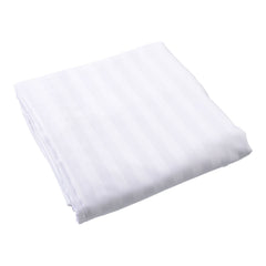 White Cotton Sateen Bed Sheets: 