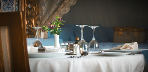 Replace old restaurant table linen
