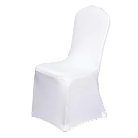 black fitted chair covers