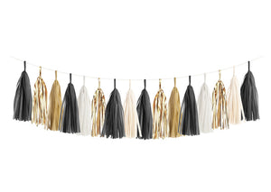 leather tassel garland