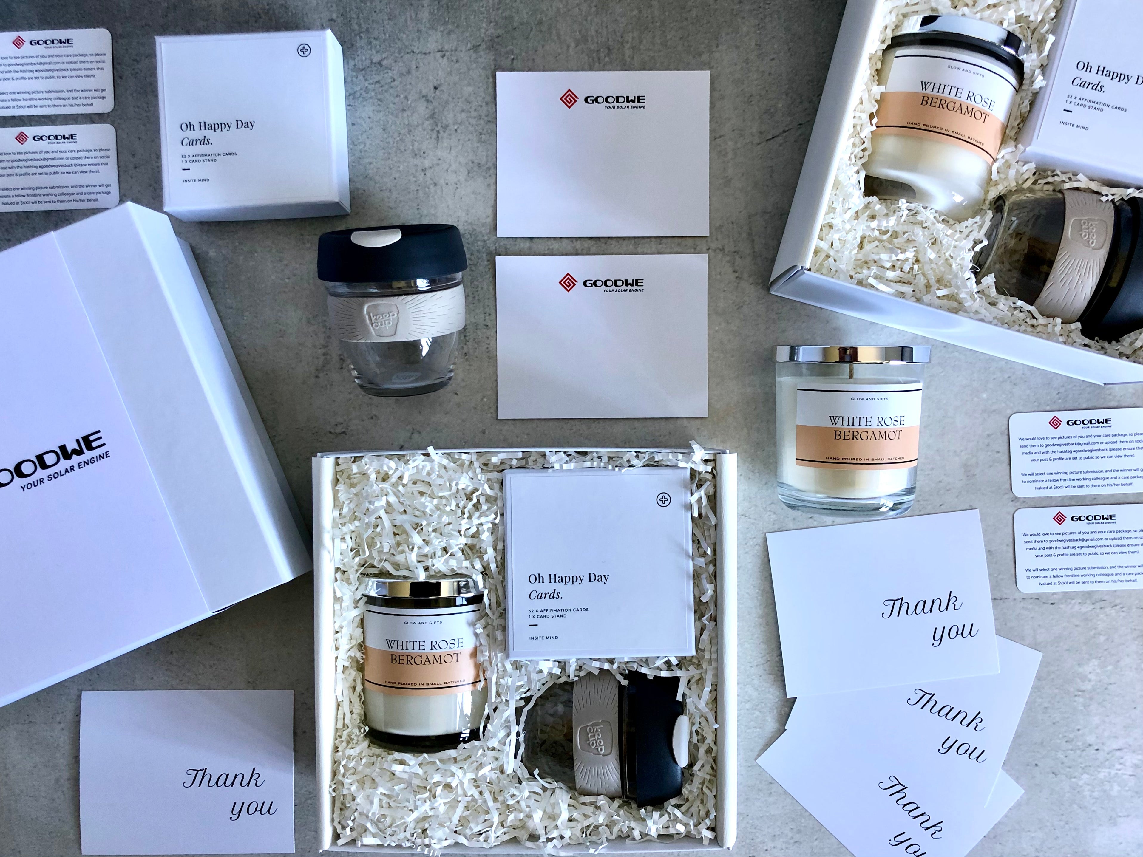 Corporate Gift Box Flat Lay