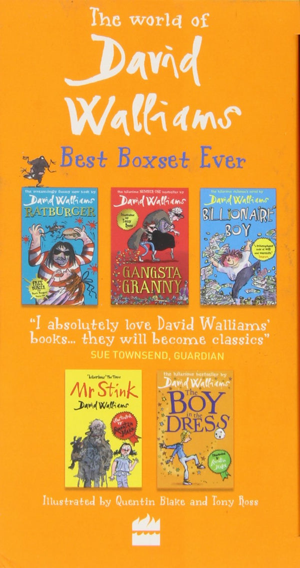 David Walliams Series 1 Best Boxset Ever 5 Books Collection Set