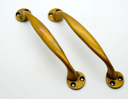 Cleat Hook Antique Satin Brass - Broughtons Lighting & Ironmongery