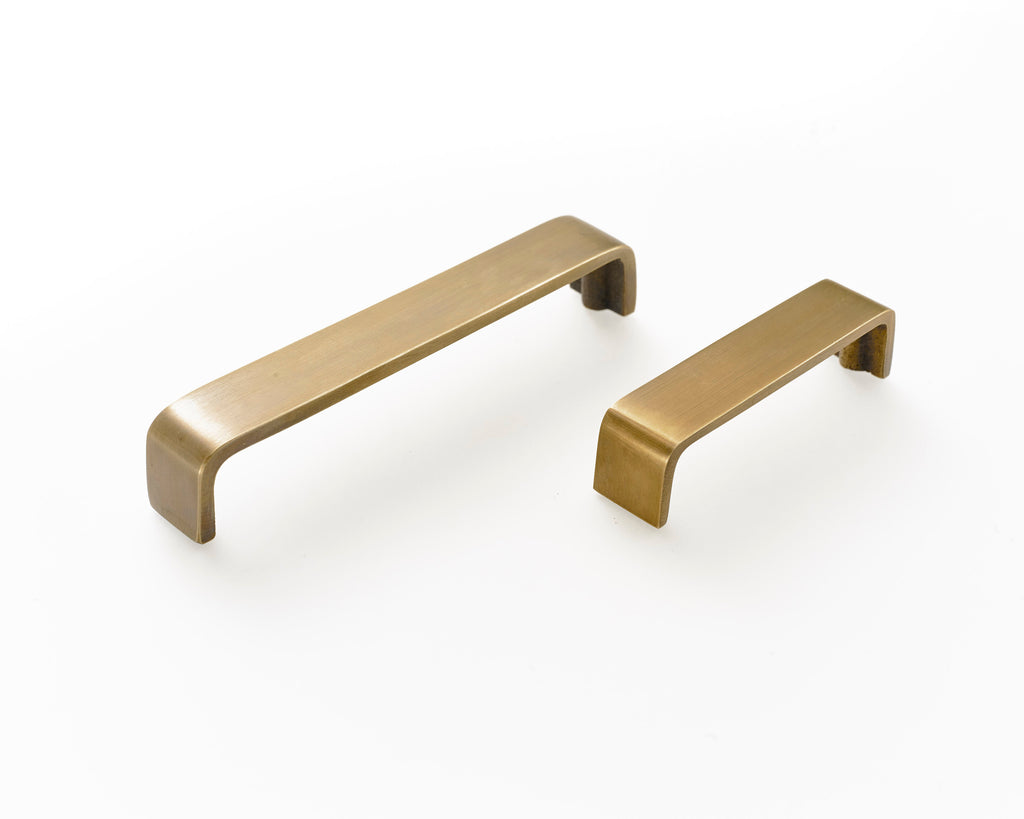 Large Solid Brass Cabinet Curved Lip Pull Kitchen Cabinet Handles  Replacement Drawer Handle Brass Kitchen Copper Drawer Pulls 