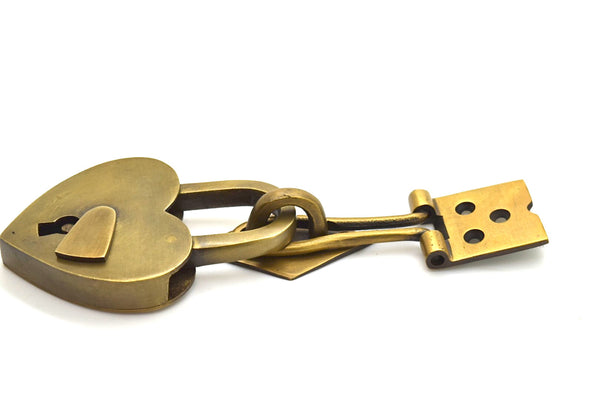 Brass Lock Clasp Door Lock Catch Slide Bolt Cabinet Hardware