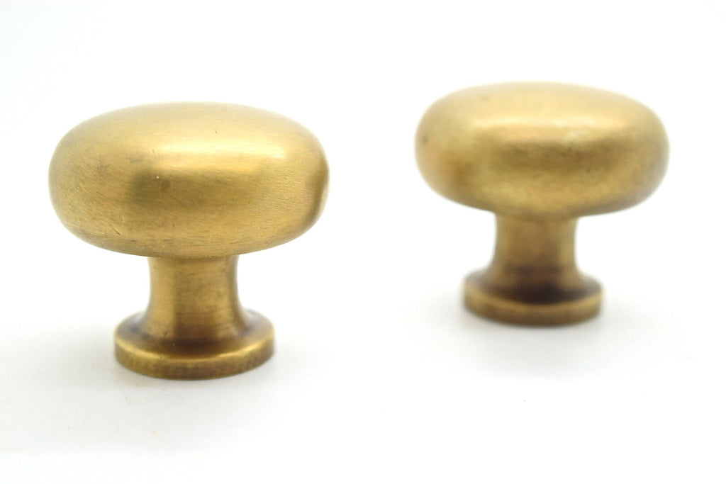 Solid Brass Drawer Pulls: Cup Style Design - perfect for kitchen drawers