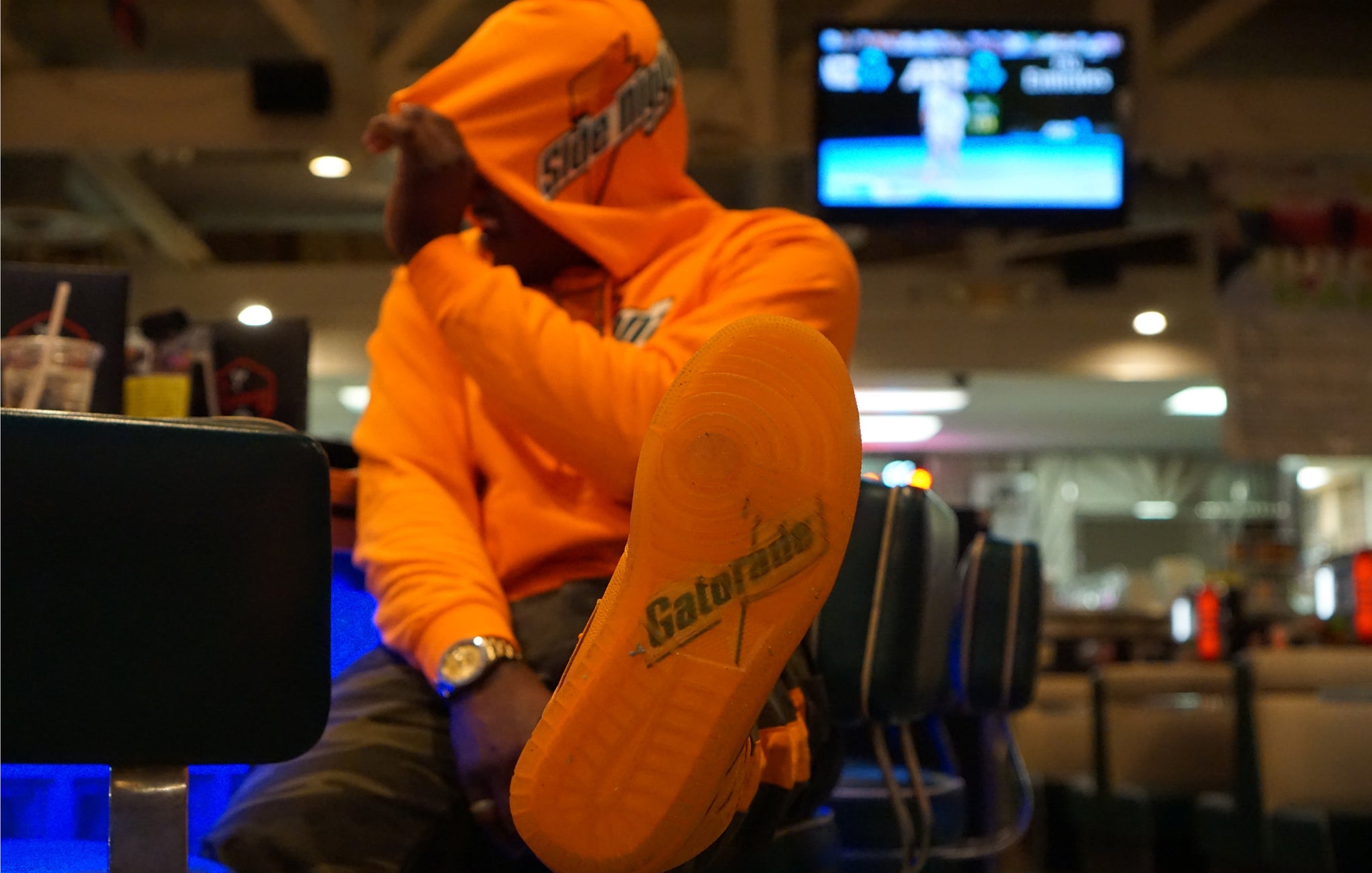 orange gatorade hoodie