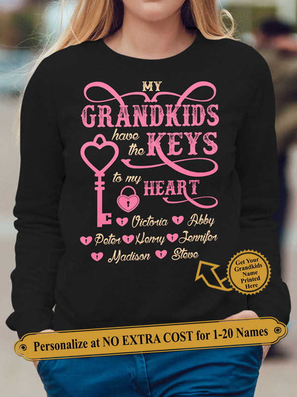 Free Free 206 Grandma Shirts With Grandkids Names Svg SVG PNG EPS DXF File