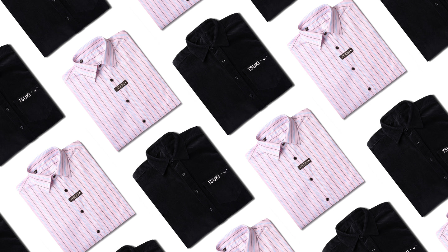 Tsuki Tsuki Market - pink and white striped shirt roblox