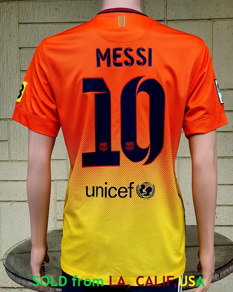LA LIGA BARCELONA FC 2012-2013 LA LIGA CHAMPION JERSEY MESSI 1 – vintage soccer jersey