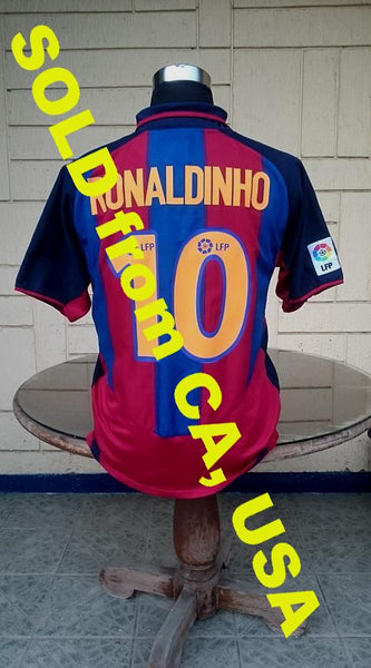 ronaldinho barcelona jersey 2004