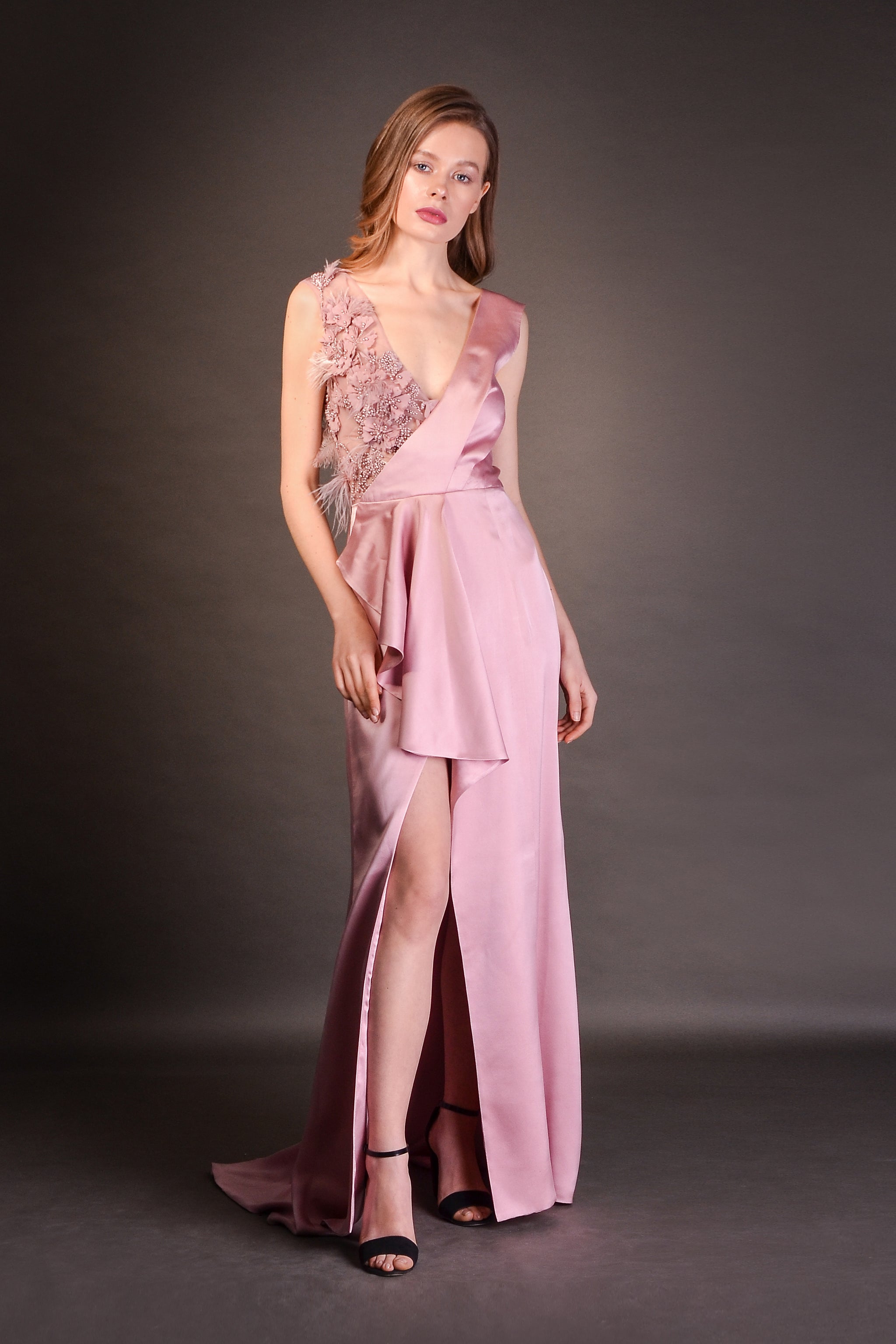 silk dress satin