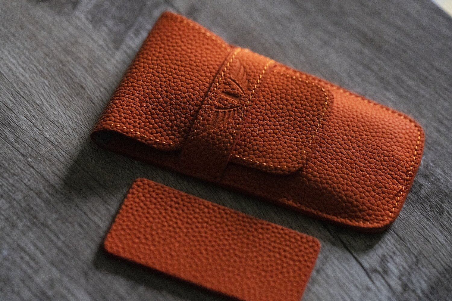 Orange Watch Pouch