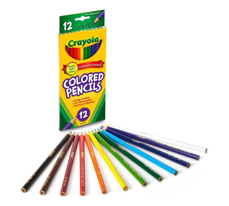empleo Peregrinación gritar Full Size Crayola Colored Pencils, Set of 12 Assorted Colors – Absolutely  EVO