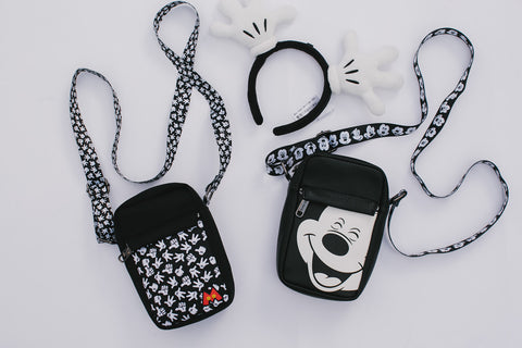 Buckle-Down Mickey Mouse crossbody bags
