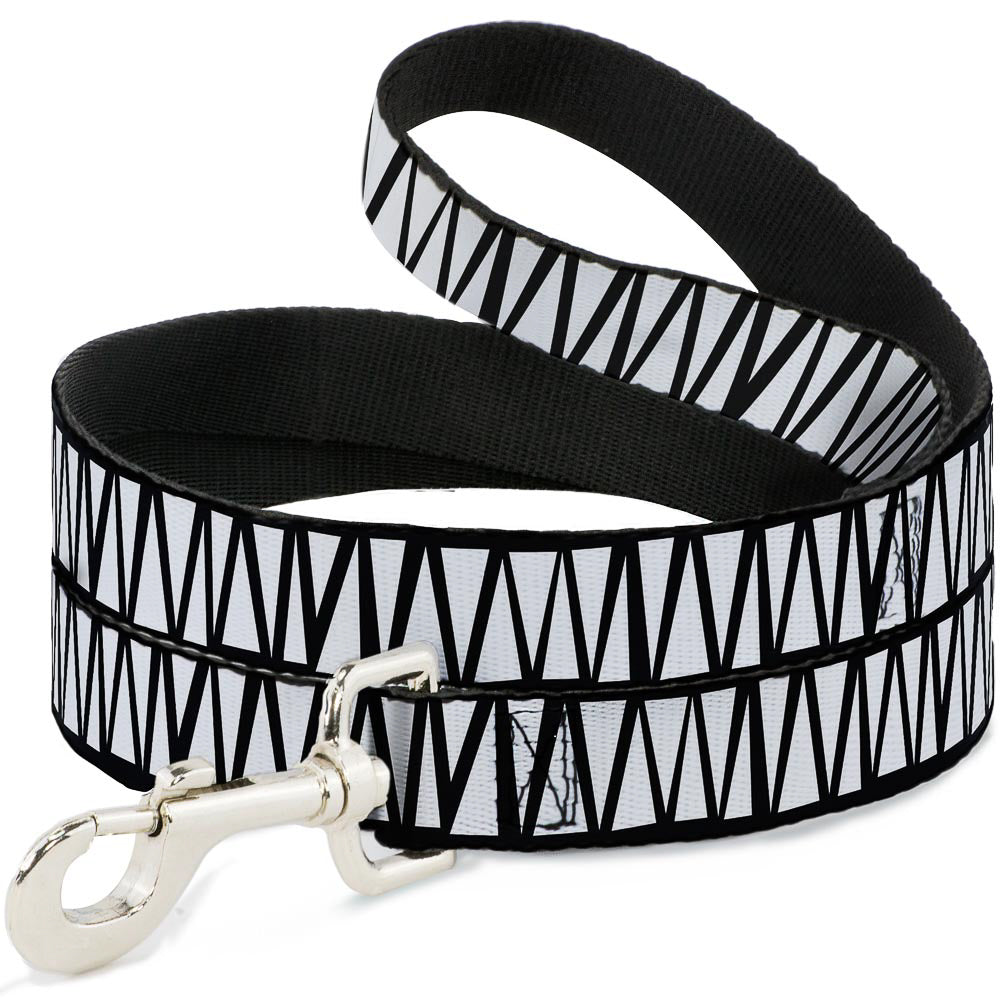 Dog Leash - Zig Zag Doodle Black/White — Buckle-Down