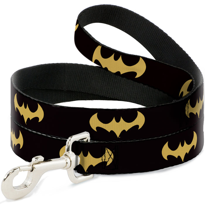 Dog Leash - DC League of Super-Pets Batman Bat Logo Black/Yellow —  Buckle-Down