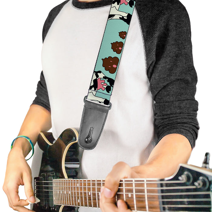 cow guitar strap