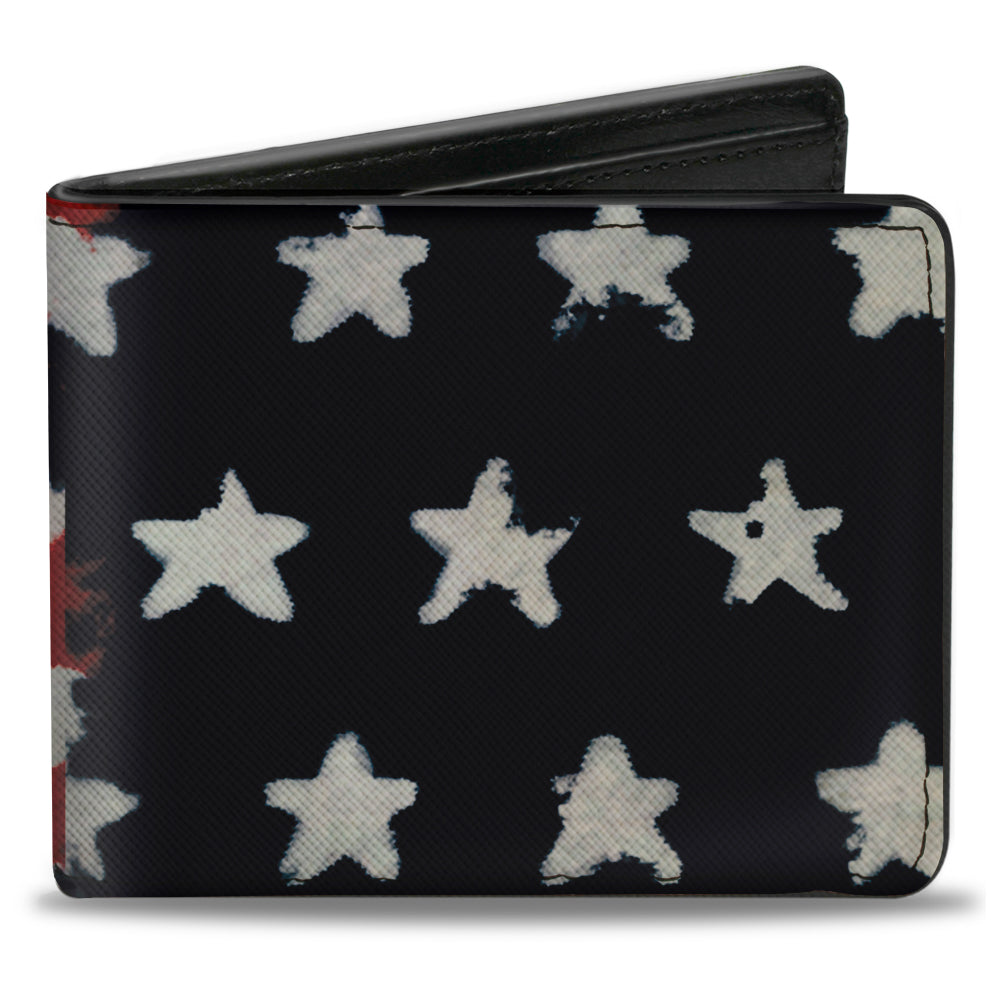 Image of Bi-Fold Wallet - Stars & Stripes Painting