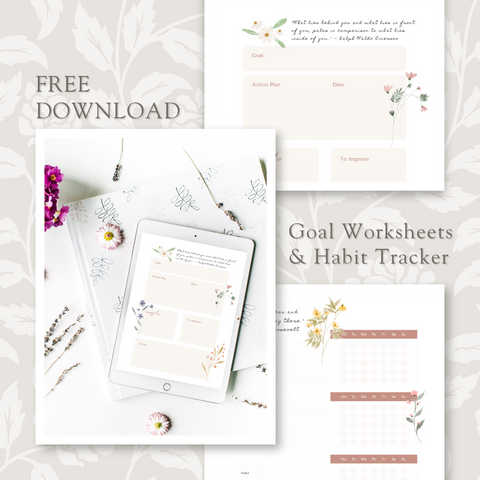 Goal Worksheets & Habit Tracker