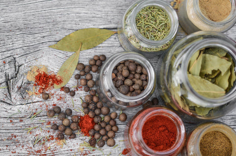 reuse glass jars loose teas herbs spices