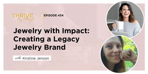 Image from Thrive by Design Podcast featuring episode #434 with Kristine Jenson