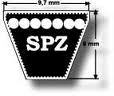 Wedge shaped v belt reference number SPZ 1500 (External length 1513mm)