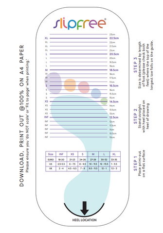 HOW TO CHECK SIZING ON CHILDREN'S SHOES – Slipfree