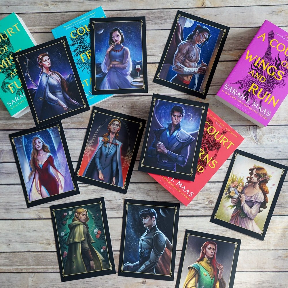 Acotar Fan Art Print Set Sarah J Maas Collection Litjoy Crate 1702