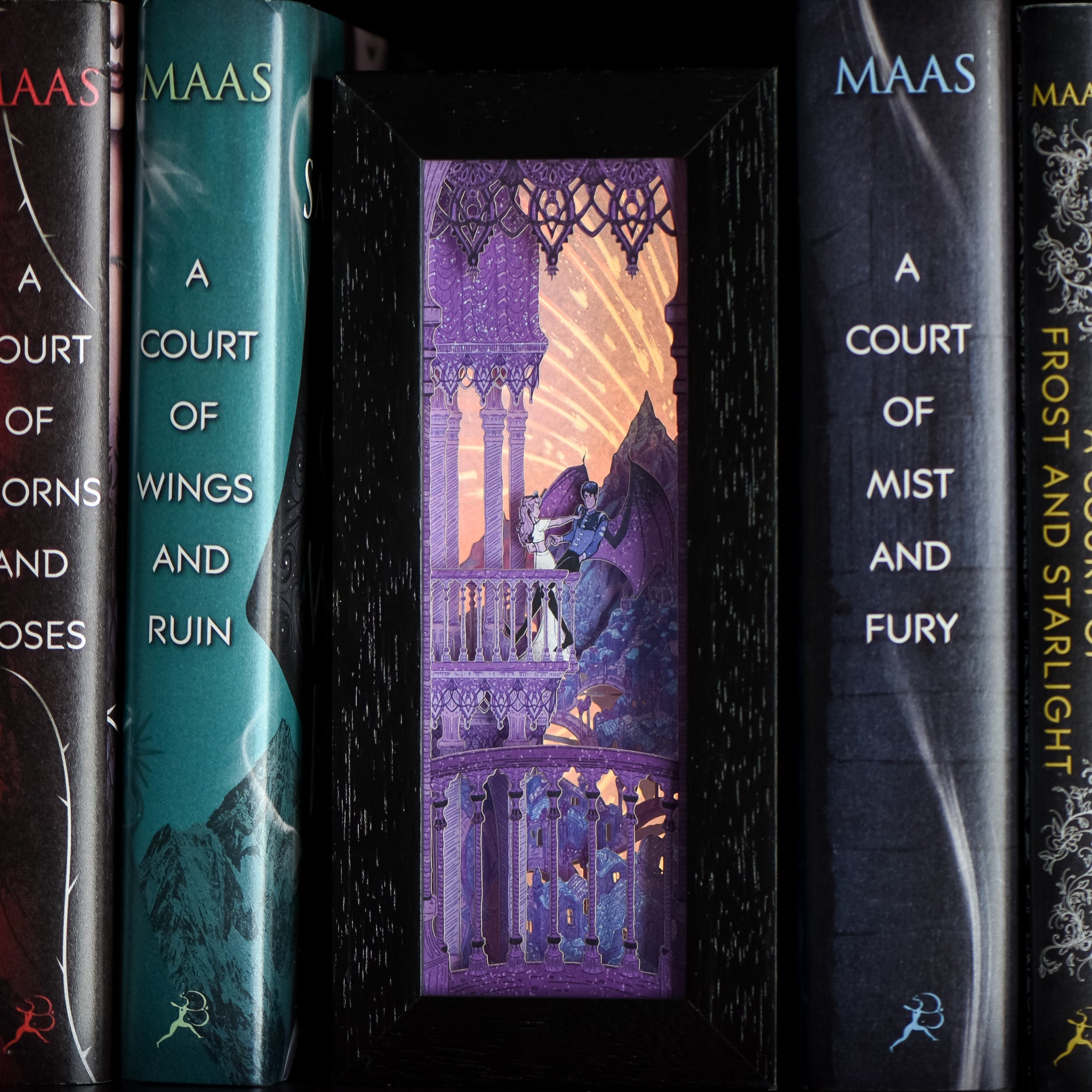 Acotar Velaris Bookshelf Alley Sarah J Maas Collection Litjoy Crate 6326