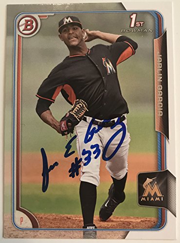 Jarlin Garcia Signed Autographed 2015 Bowman 1st Card Baseball Card - –  Autographed Wax
