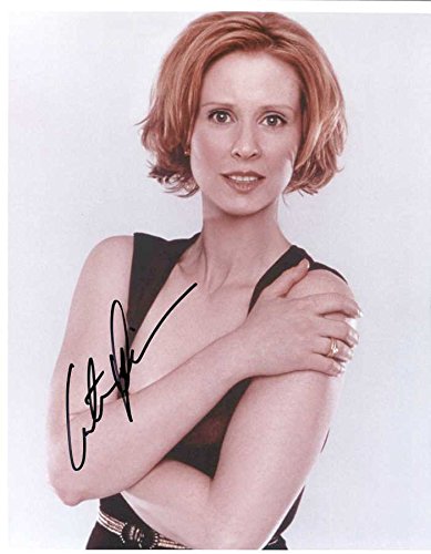 Cynthia Nixon Signed Autographed Sex And The City Glossy 8x10 Photo