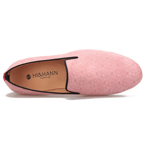 mens pink loafers uk