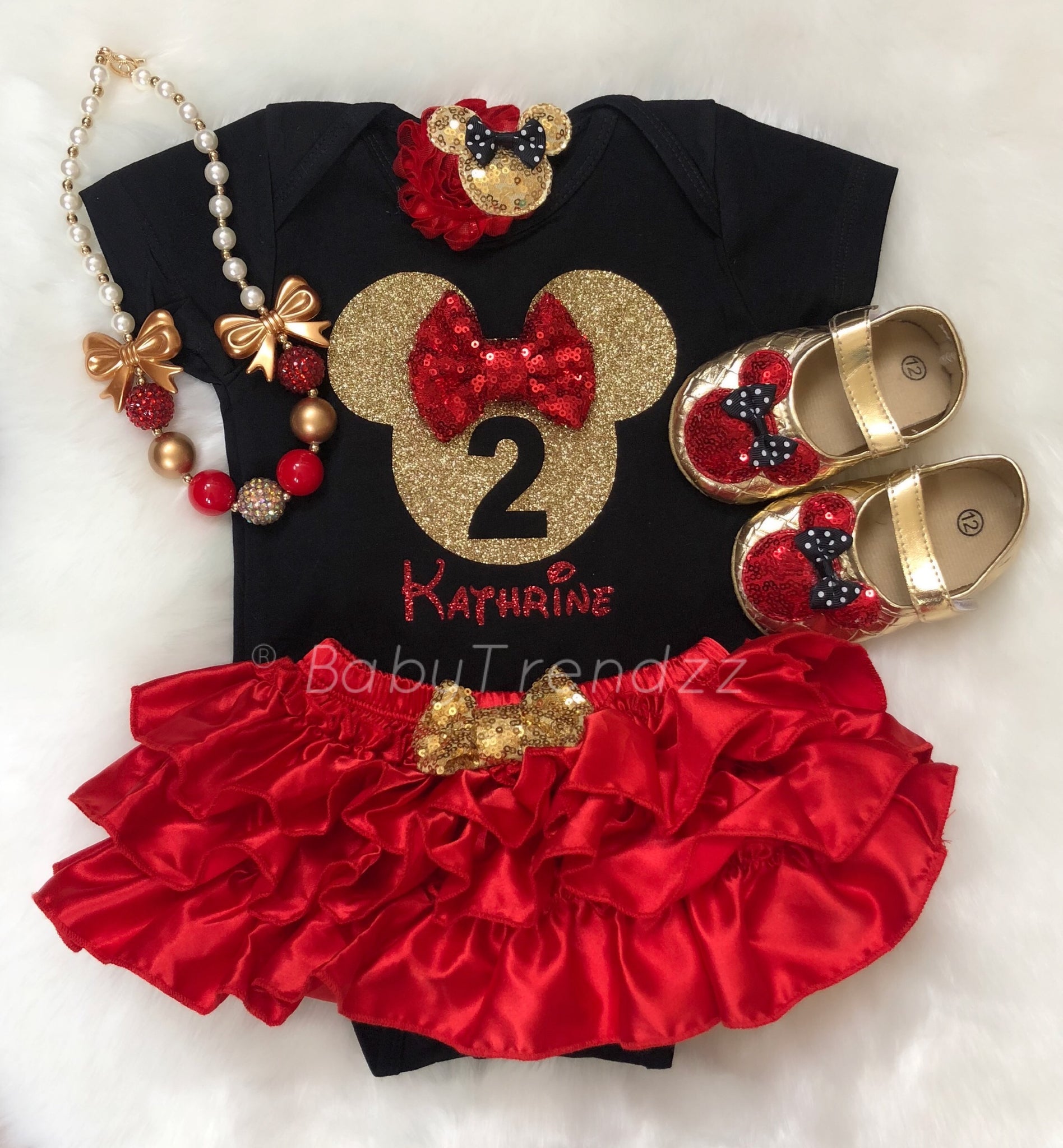 minnie mouse bday outfit