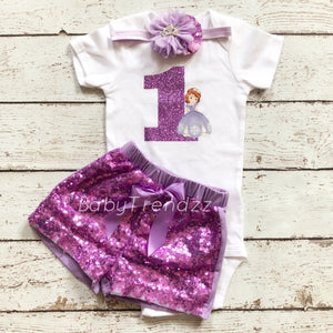 sofia the first 1st birthday outfit