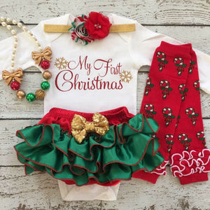 newborn baby christmas outfit