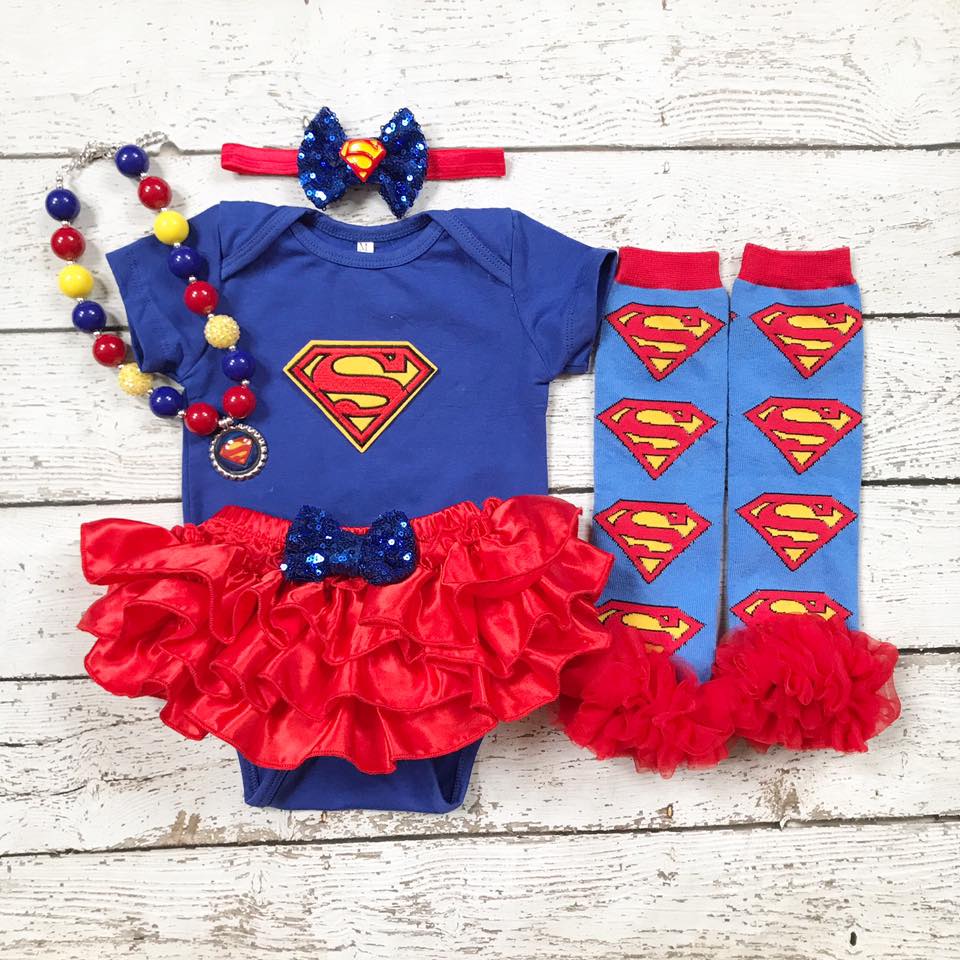 baby girl superhero clothes