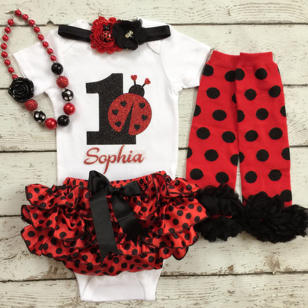 ladybug outfit for 1st birthday