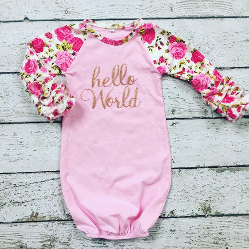 floral baby sleeper