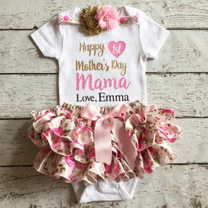 first mother's day baby girl outfit