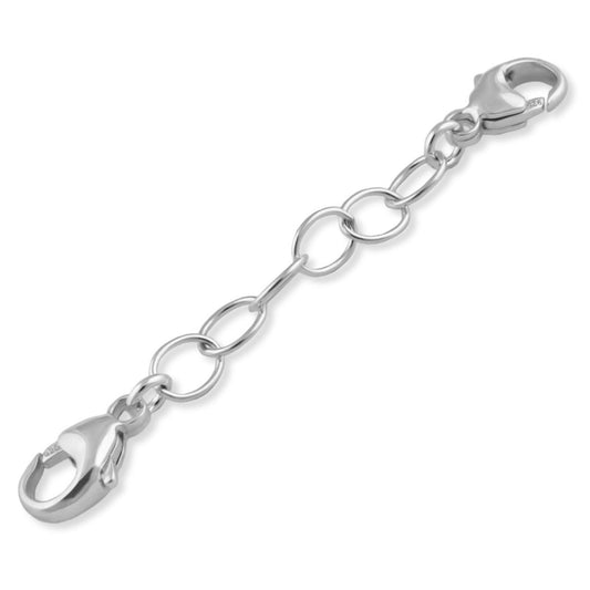 Sterling Silver 1mm Bracelet Safety Chain 1.5