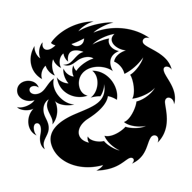 Dragon Logo Large Die Cut Sticker - Fireball Supply