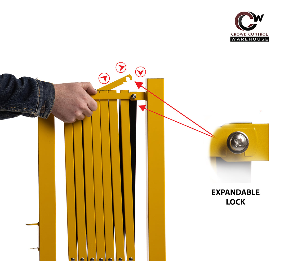 locking expandable barriers