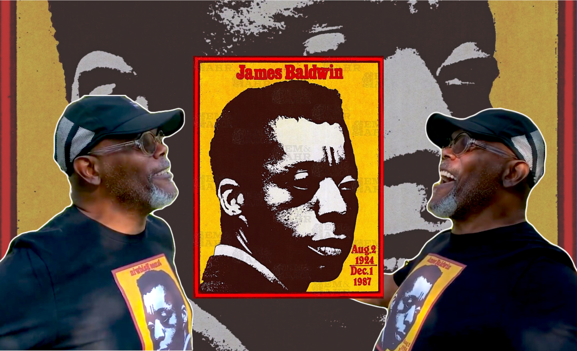 Samuel L Jackson and James Baldwin