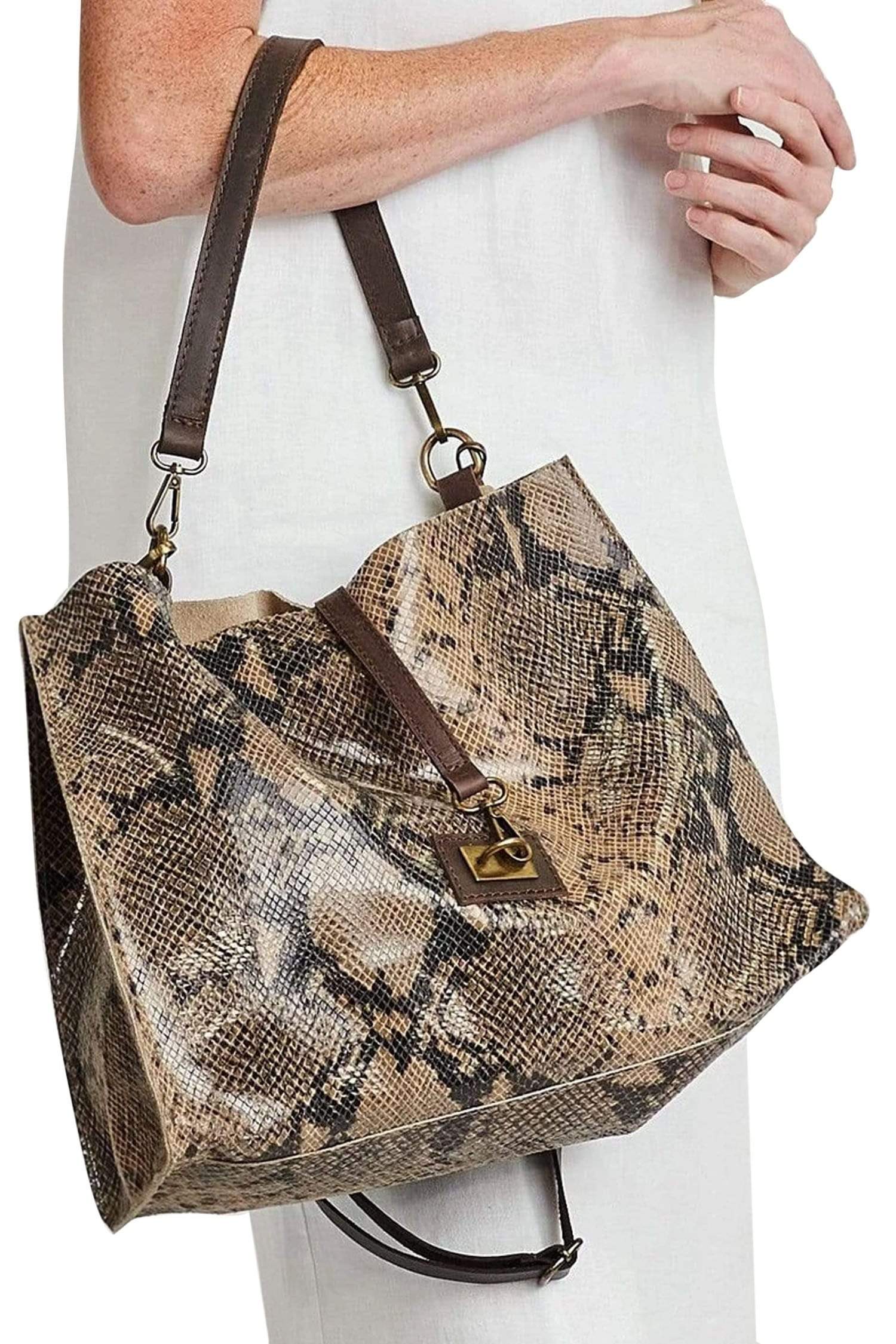 snake handbag